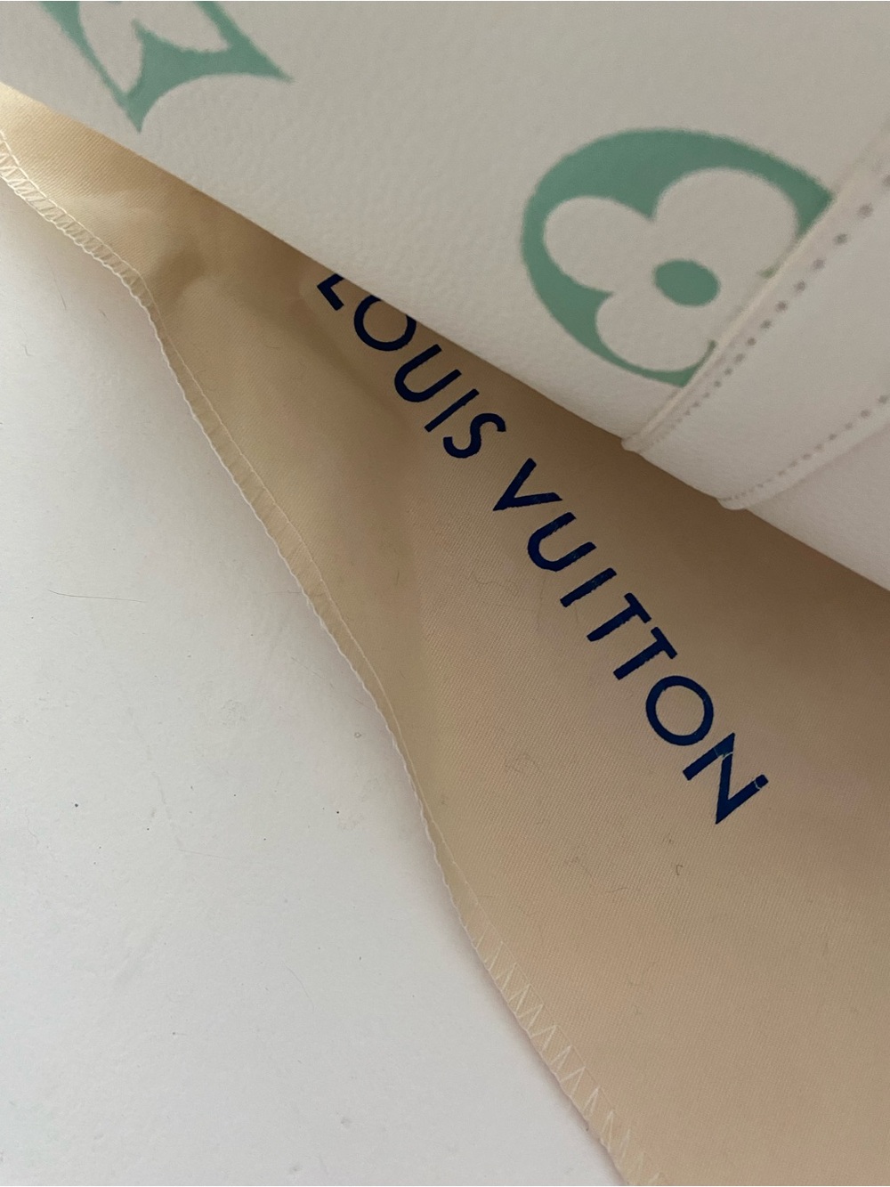 Louis Vuitton White & Mint Monogram Travel Duffel - Picture 6 of 14